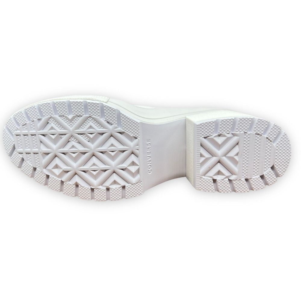 Converse Shoes Womens 8.5 White Chuck 70 De Luxe Heel Western Hi Platform *READ* - Picture 7 of 10